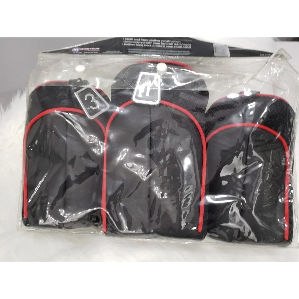 Lot 4 NHL Chicago Blackhawks Hockey Golf Fairway Driver Putter Head Covers